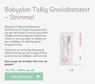 Tidlig graviditetsstrimmel