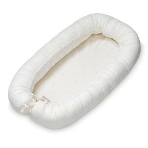 Cam Cam Babynest i cremehvid