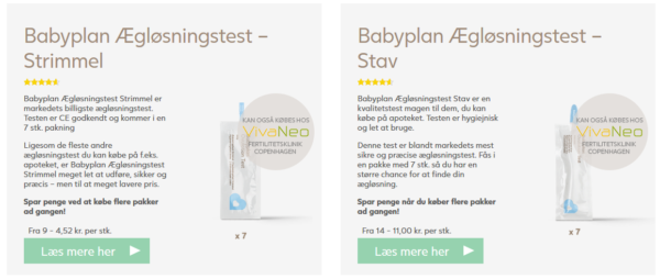 køb af ægløsningstest